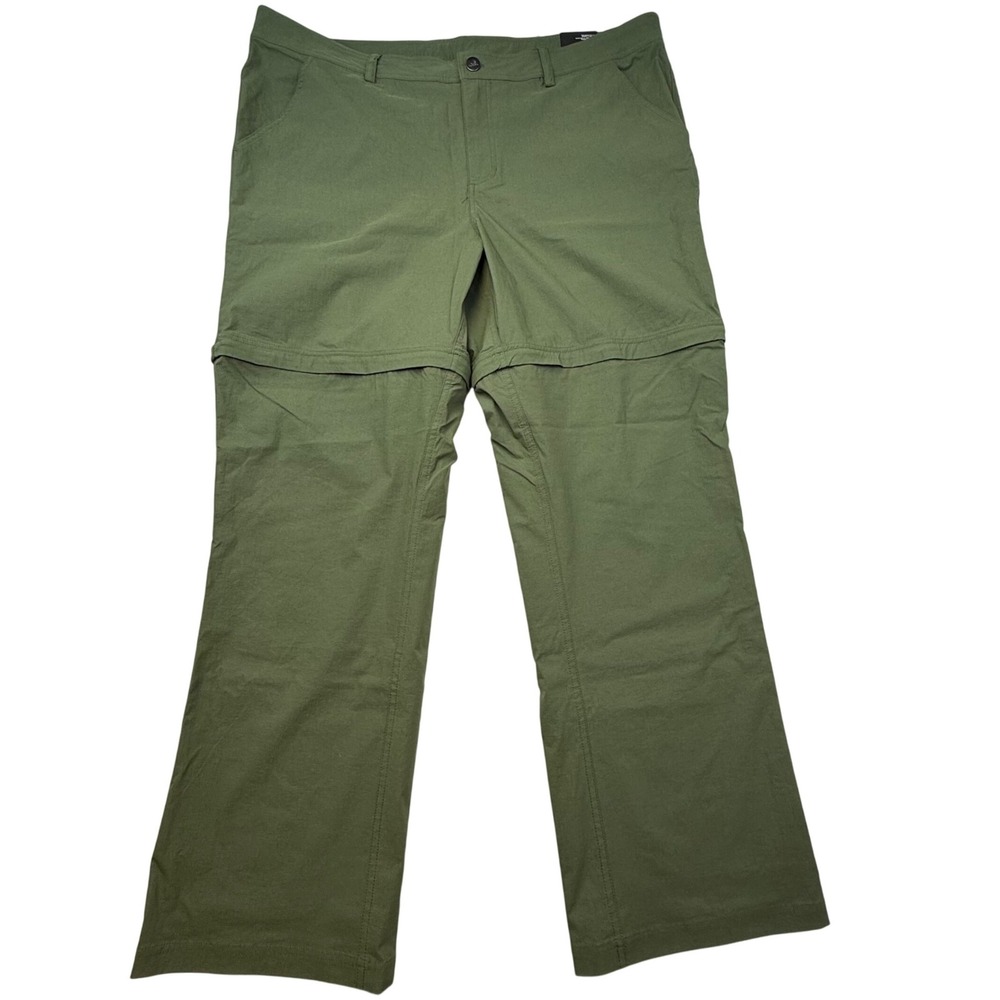 ALLFORTH Womens‎ pants 18 Relaxed Fit Convertible Zip Off Hiking Olive gorpcore